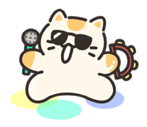 Sticker jelly cat cheese! | @cutestickers4you - 2