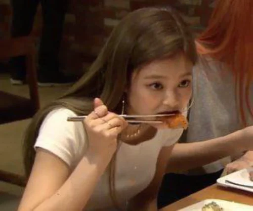 person human face food