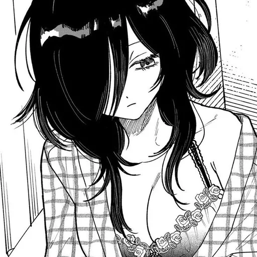 эскиз аниме иллюстрация