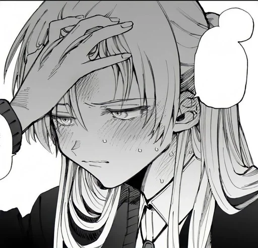 аниме иллюстрация эскиз