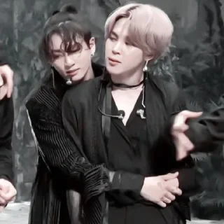 Sticker #𝐚𝐞𝐬𝐭𝐡𝐞𝐭𝐢𝐜: jikook 🦮 ;: by @paradismaudit - 1