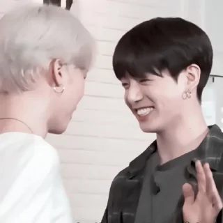 Sticker #𝐚𝐞𝐬𝐭𝐡𝐞𝐭𝐢𝐜: jikook 🦮 ;: by @paradismaudit - 3