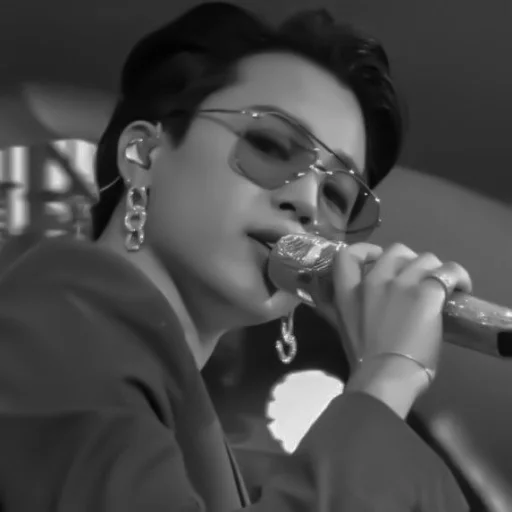 human face person microphone