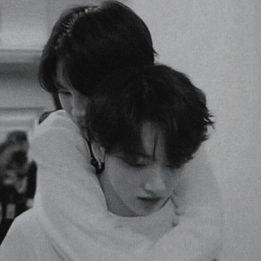 person human face black and white