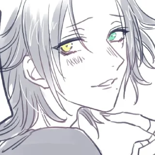 Sticker джиро кин момент - 3