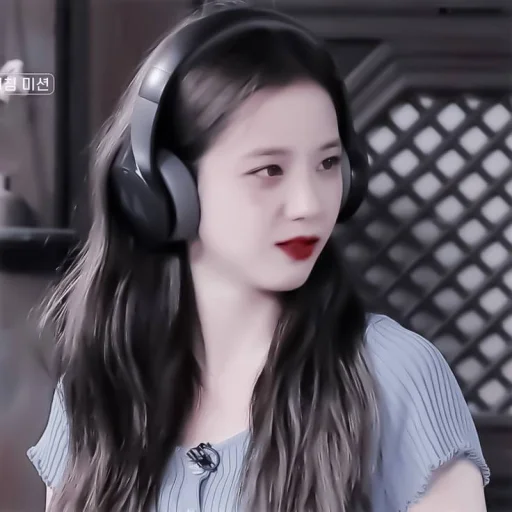 headphones human face person