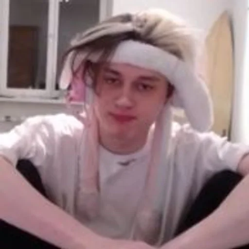 person indoor human face