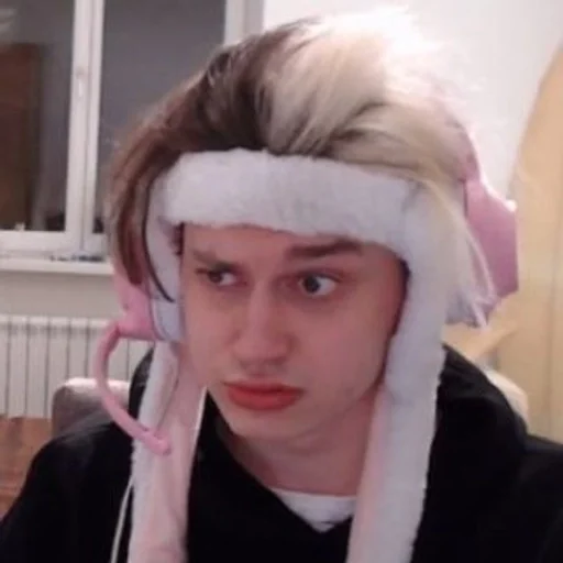 indoor earmuff person