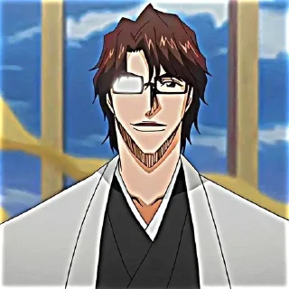 Стикер ☔️Айзен Сосуке☔️ @animestikersp - 1