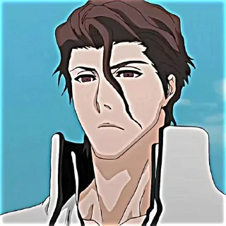 Стикер ☔️Айзен Сосуке☔️ @animestikersp - 4