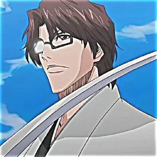 Стикер ☔️Айзен Сосуке☔️ @animestikersp - 8