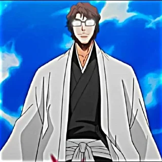 Стикер ☔️Айзен Сосуке☔️ @animestikersp - 11