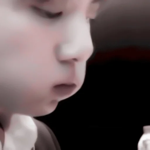 младенец щека кожа