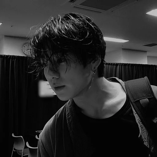 person indoor human face