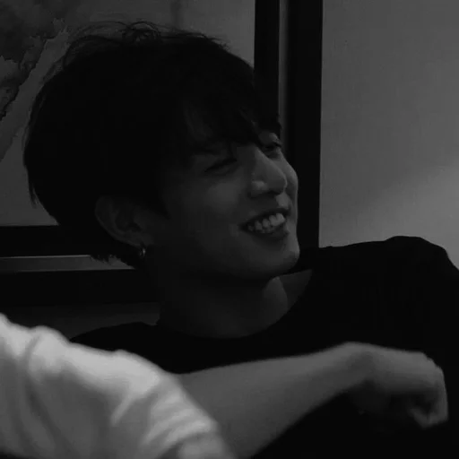 person human face black and white