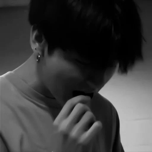 person black and white human face