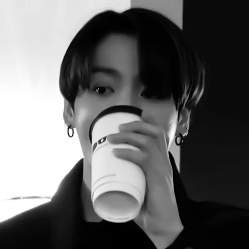 person human face black and white