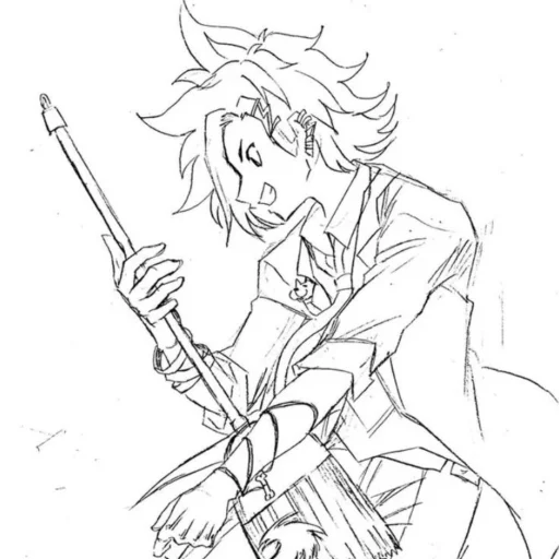 эскиз рисование линейное искусство