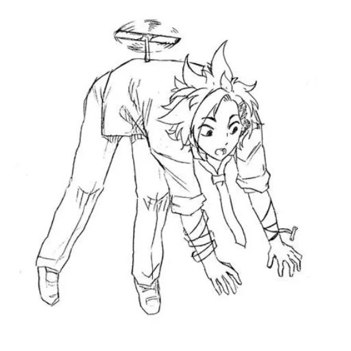 эскиз рисование линейное искусство