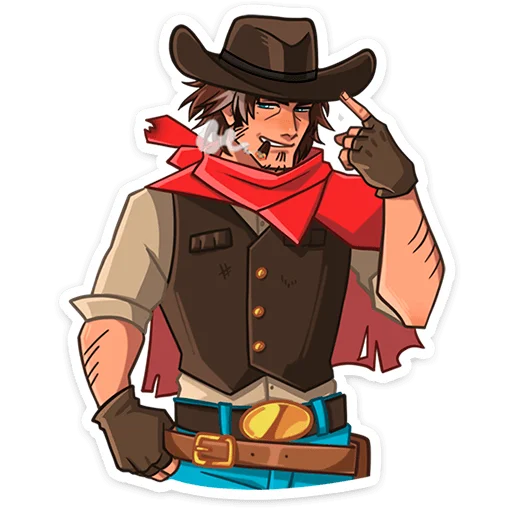 Джон и Хуан @stickers_vk - 