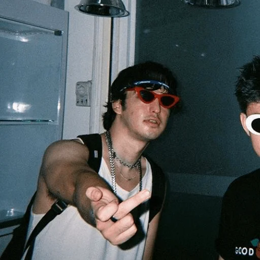 person human face goggles