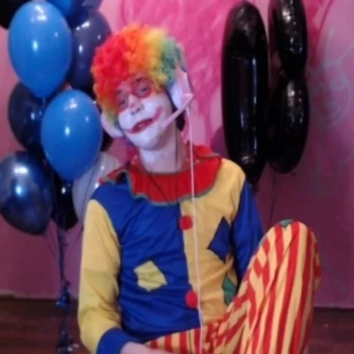 воздушный шар человеческое лицо клоун