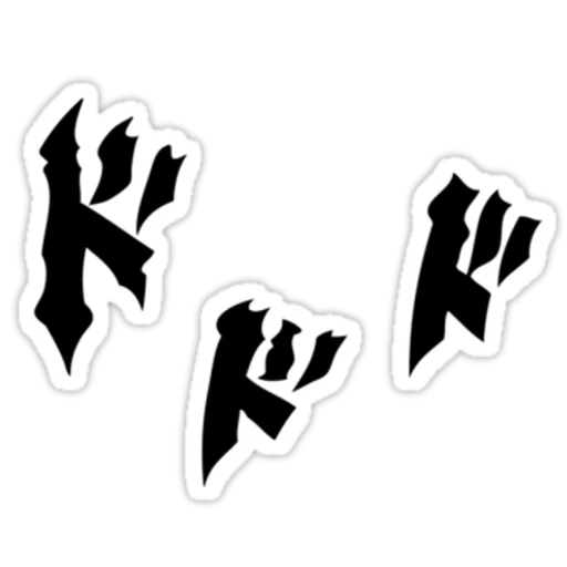 шрифт графика символ