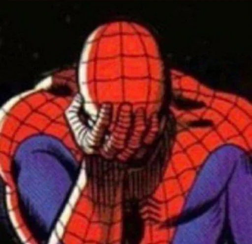 sketch spider-man cartoon