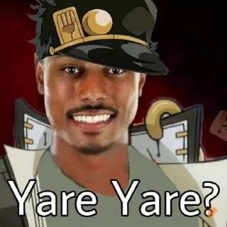 Стикер jojo bruh colllllection ssss - 0