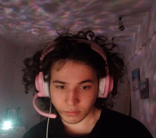 человеческое лицо Человек наушники