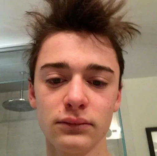 person indoor selfie