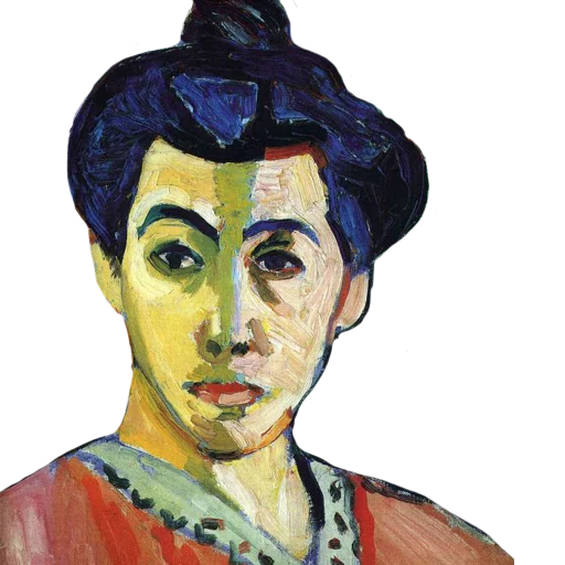 human face art painting