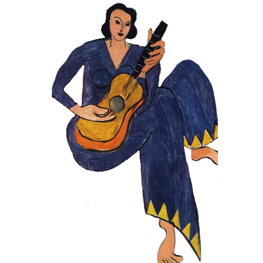 drawing musical instrument guitar