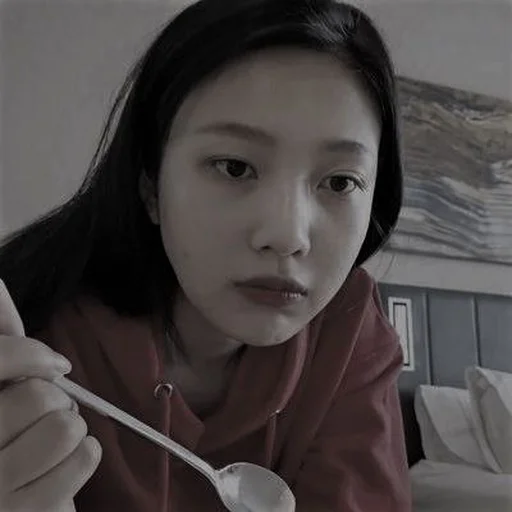 person human face spoon