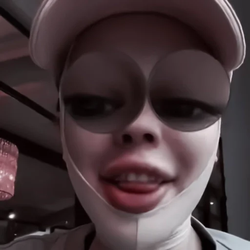 мультфильм человеческое лицо губа