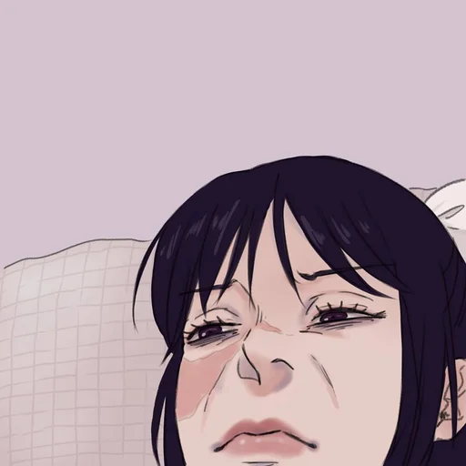 аниме мультфильм человеческое лицо