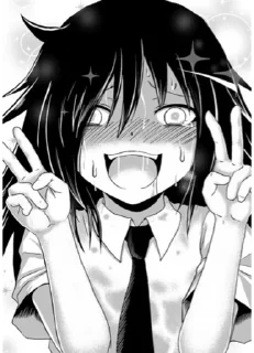 Sticker тянка - 2