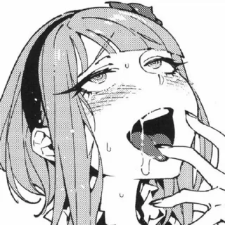 Sticker тянка - 10