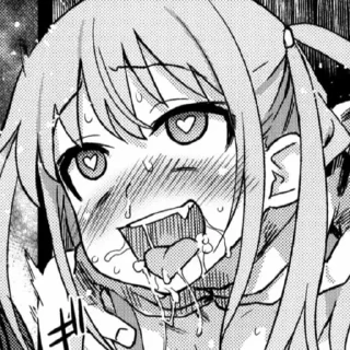 Sticker тянка - 4