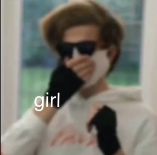 person goggles human face