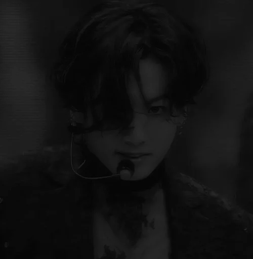 black and white human face portrait