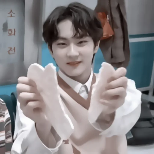 person human face clothing