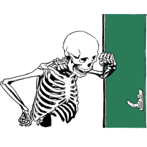 Sticker Груда костей 4 @nyasticks - 11