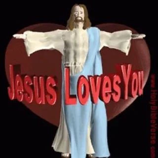 Стикер Жизнь не имеет вкуса если в ней нет Иисуса - 10