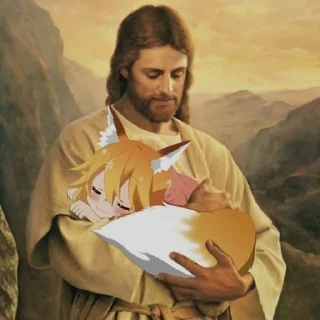 Стикер Жизнь не имеет вкуса если в ней нет Иисуса - 2