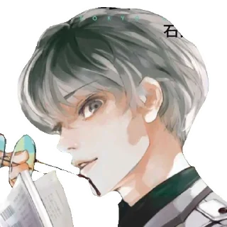 Sticker Kaneki for @mangabotskkg - 0
