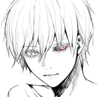 Sticker Kaneki for @mangabotskkg - 1
