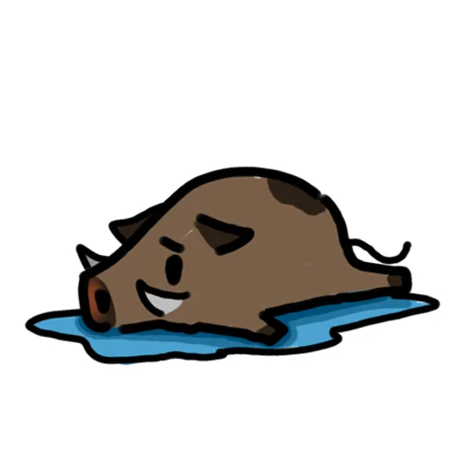 Стикер кабанчик - 4