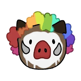 Стикер кабанчик - 10