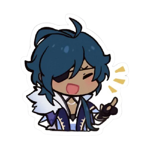 Sticker Кэйа - @i_Love_Akame - 5